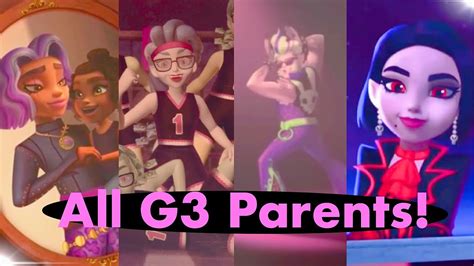 monster high g3 characters|monster high g3 parents.